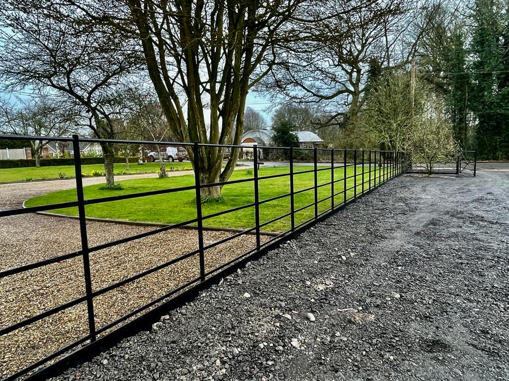 Steel Driveway Edging by Estate Fencing