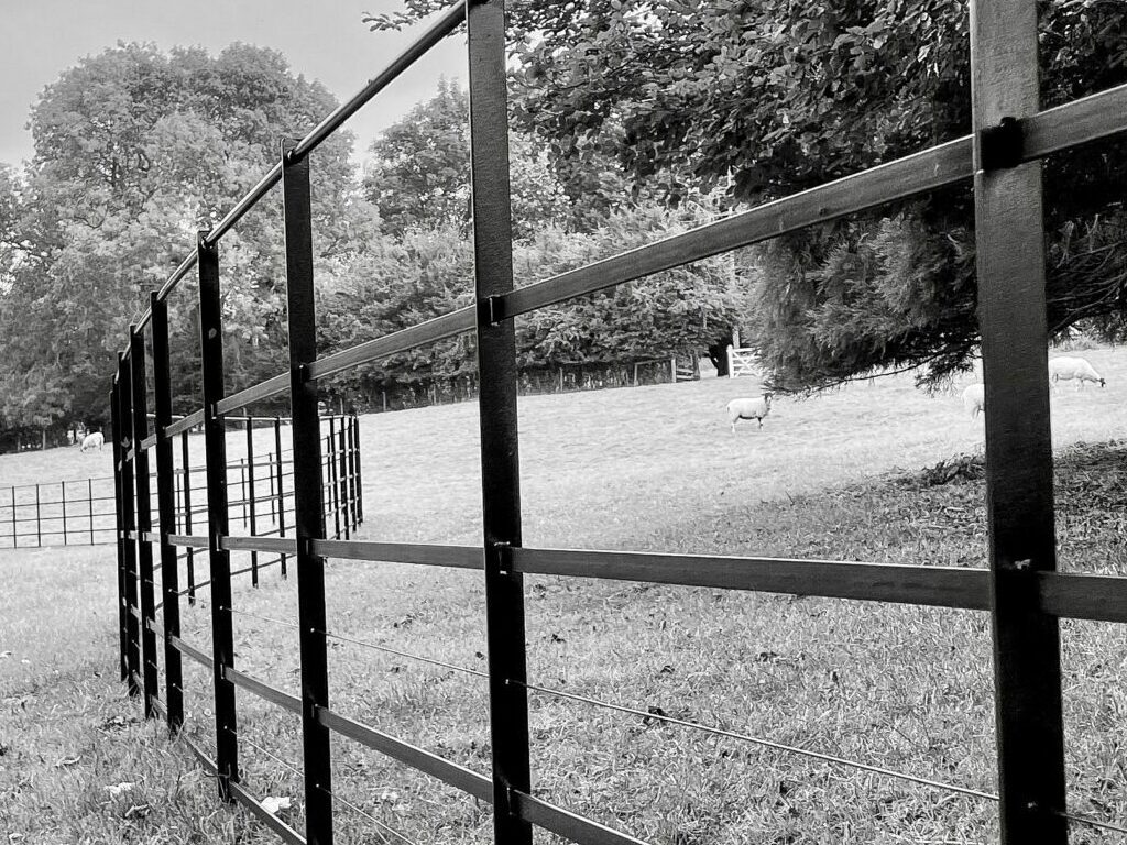 Supply Only Traditional Steel Estate Fencing | Steel Landscaping Co.